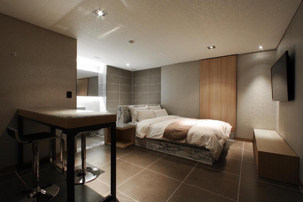 Haeundae Yeoubi Hotel Busan Exteriör bild